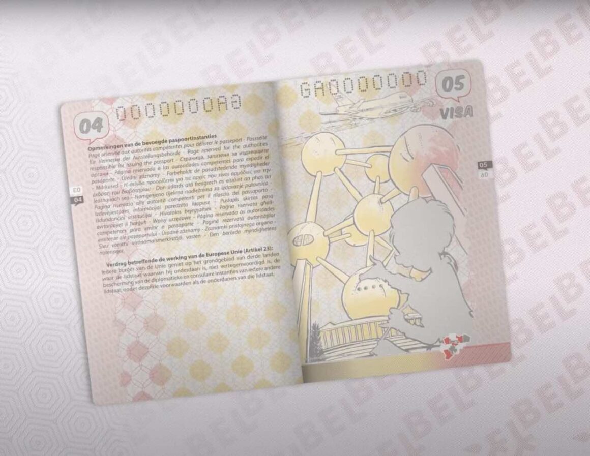 New Design Of The Belgian Passport Features The Most Famous Comic Strip New Design Of The Belgian Passport Features The Most Famous Comic Strip
